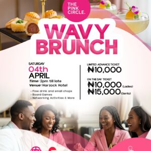 Advance Ticket: The Pink Circle - Wavy Brunch