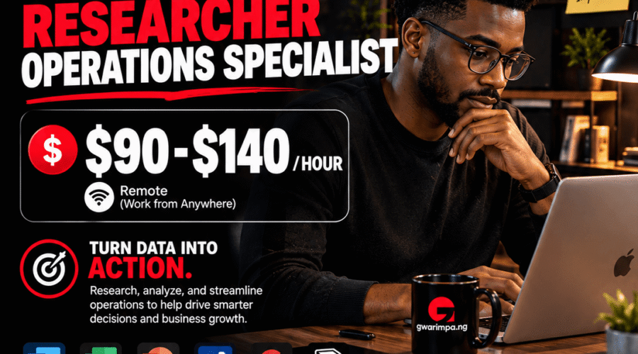 Business Analyst / Researcher / Operations Specialist ($90 – $140/hour)